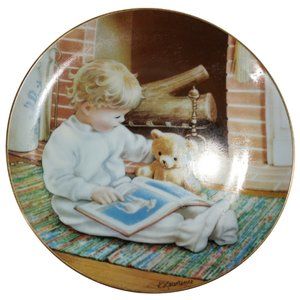 Vintage Read Me A Story Decorative Plate